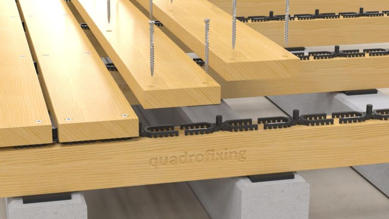 Entretoise QUADRO H pour terrasse en bois